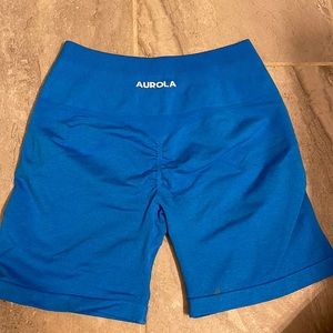 Aurola (Alphalete inspired) Blue Biker Shorts
